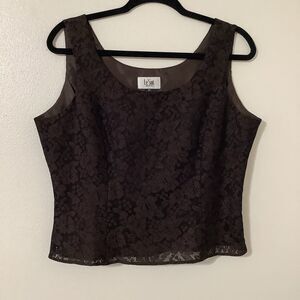 Vintage 90s Brown Whimsygoth Formal Fairycore Feminine Retro Fairy Top Size 10P